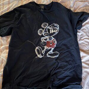 Gildan Mickey Mouse Shirt, Large
